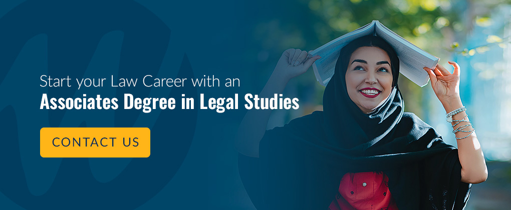 Start Your Law Career With an Associates Degree in Legal Studies