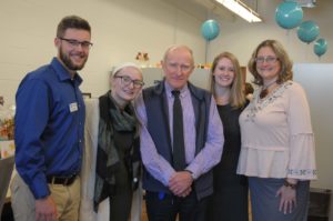 Senator Stephen M. Brewer with MWCC Students