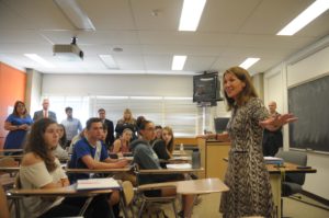 Lt. Governor Karyn Polito Visit MWCC Early College Students