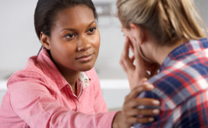 Woman Counseling Another Woman
