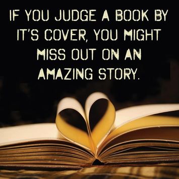 If you judge a book by its cover graphic