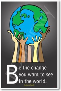 Be the Change Graphic