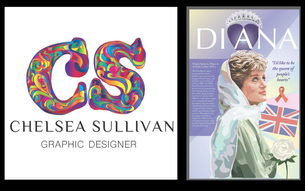 Personal Branding and Princess Diana Portrait Illustration