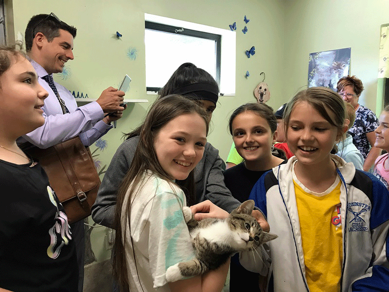 Northwest UWYV Champion Brian Prehna with Northwest Animal Advocates Team at Gardner Animal Shelter