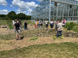 greenhouse and garden tour