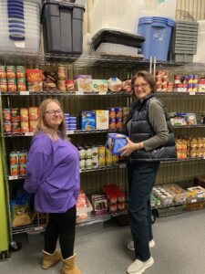 Student Adriana Buzzell and Brewer Center Director Shelley Errington Nicholson