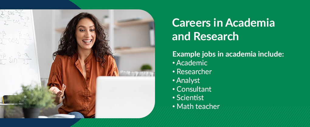 Careers in Academia and Research