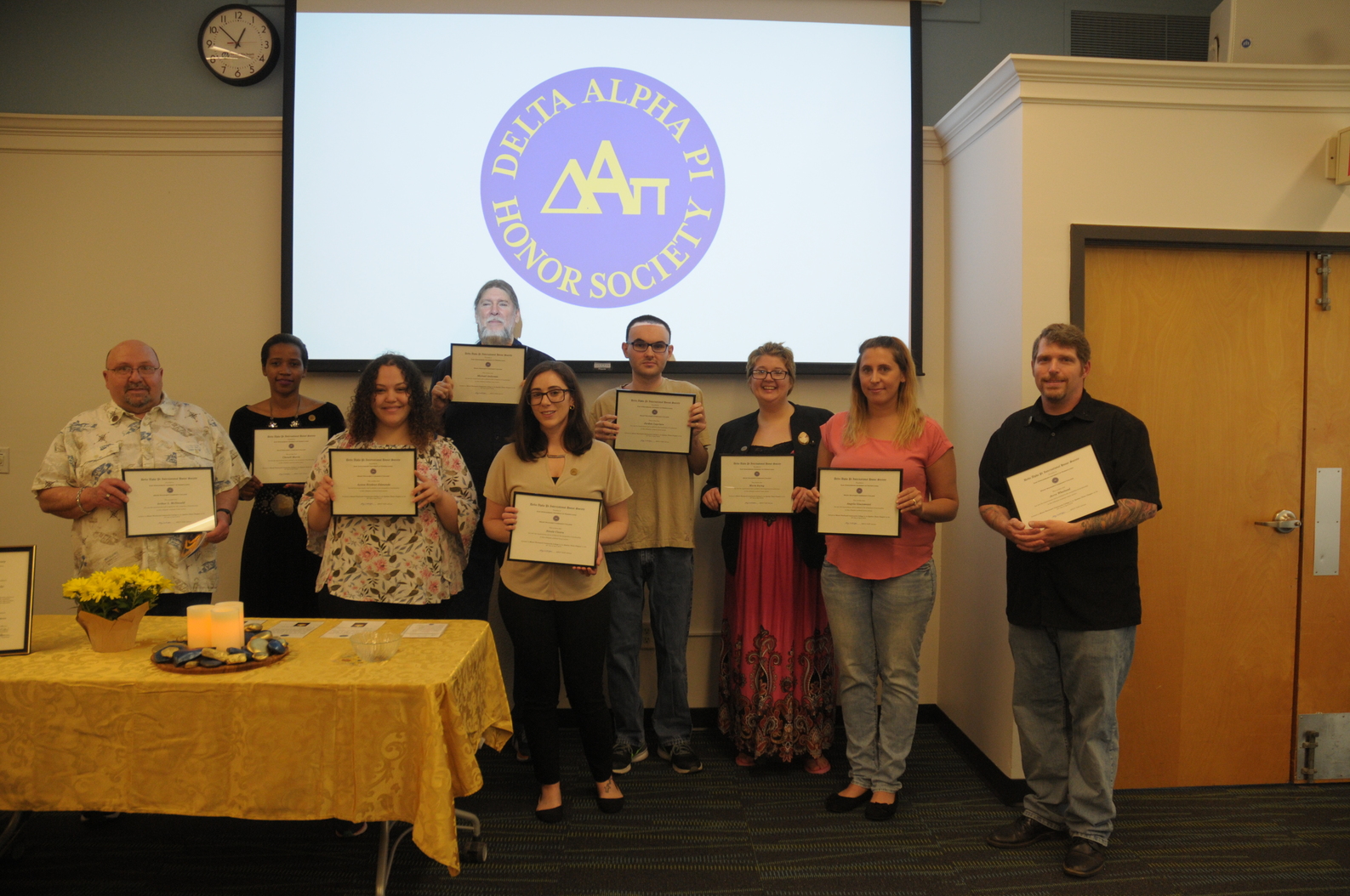 MWCC Students Inducted into Delta Alpha Pi Honor Society