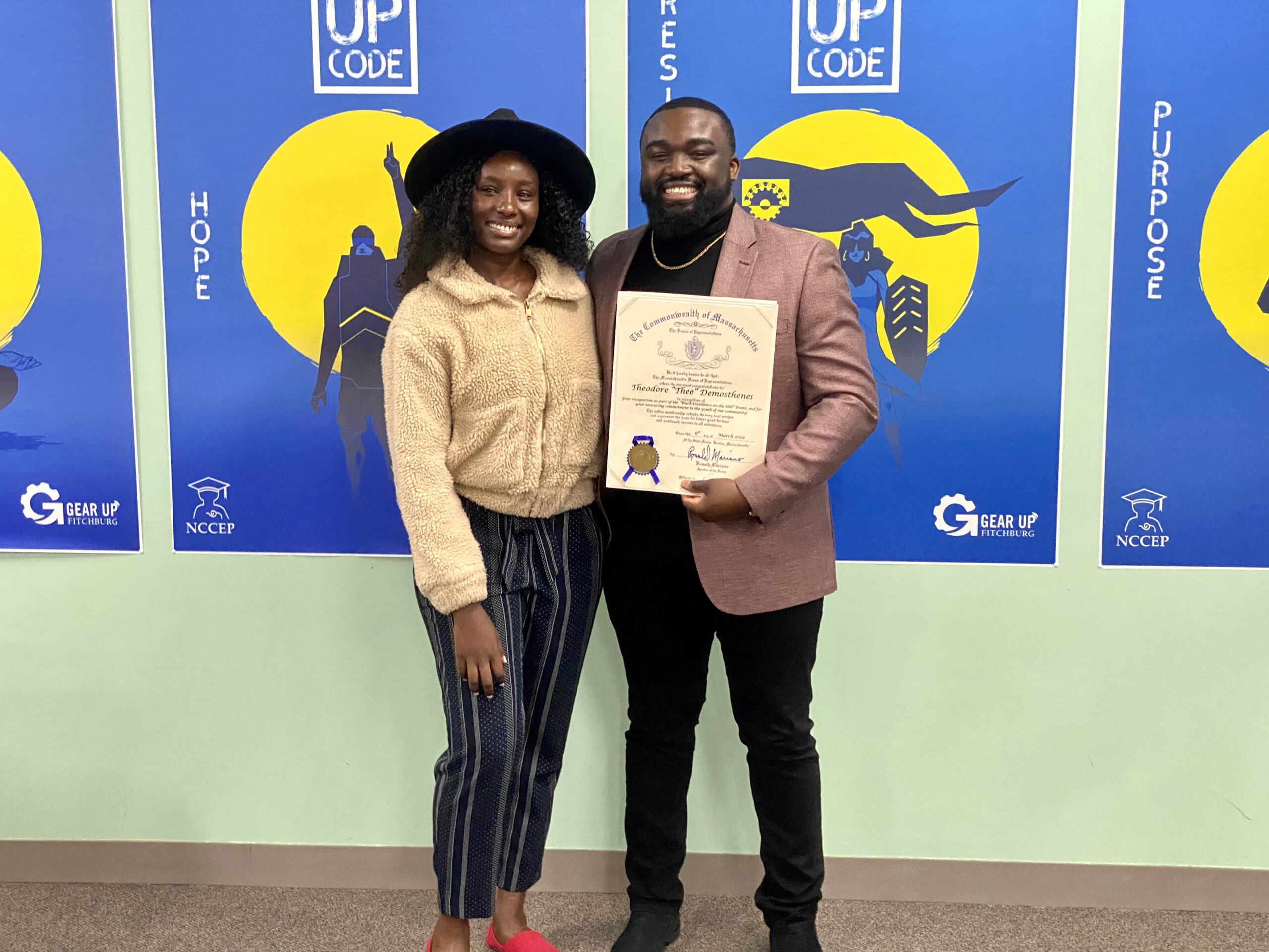 Fitchburg HS alumnus Theo Demosthenes recognized as 2022 Black Excellence on the Hill honoree