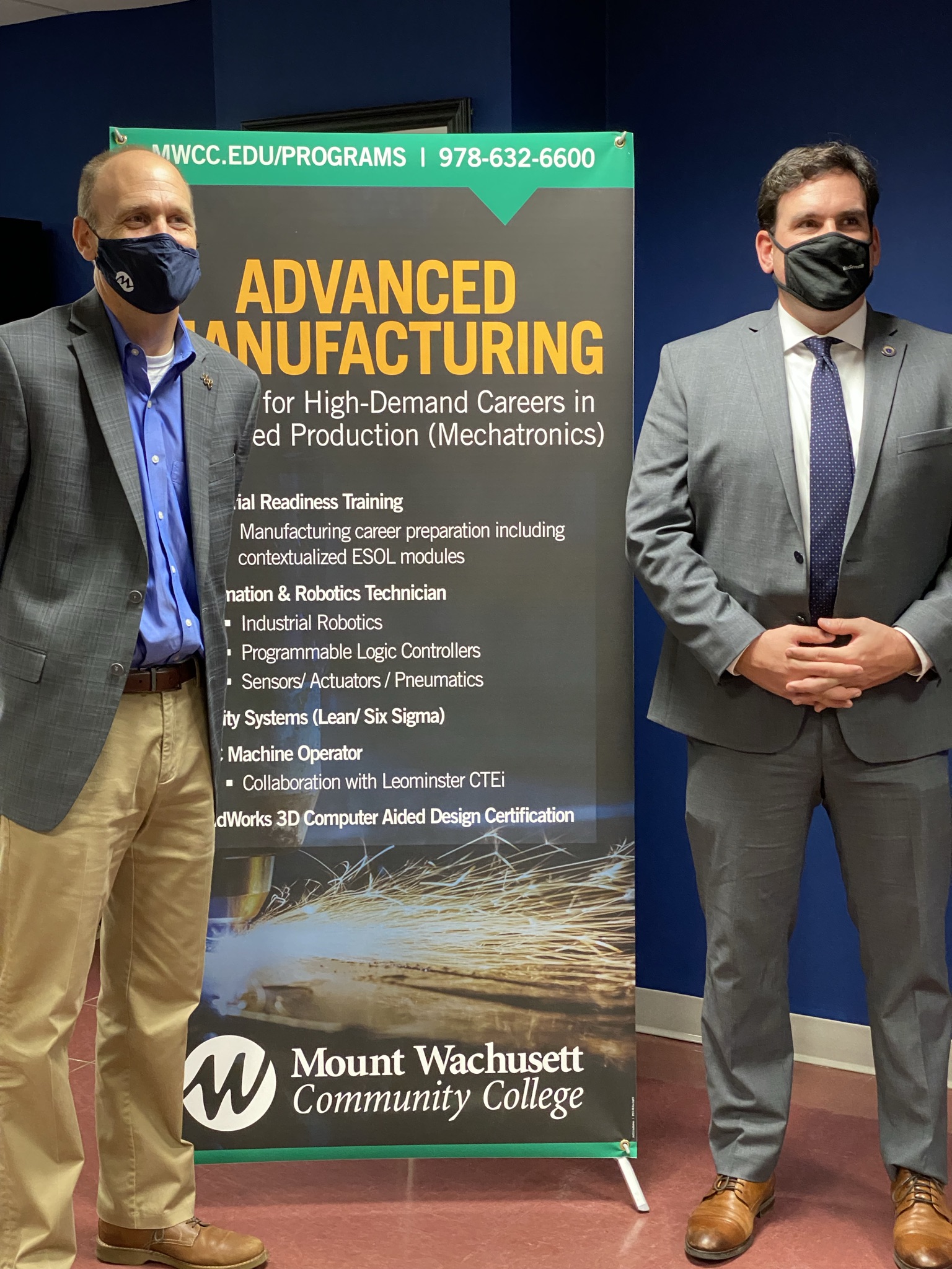 MWCC Welcomes Senator John Cronin and North Central Mass Legislators to Devens Center for Advanced Manufacturing Education