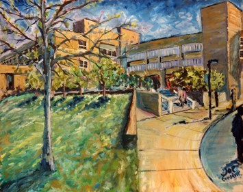 Joe Feinsilver Painting of MWCC