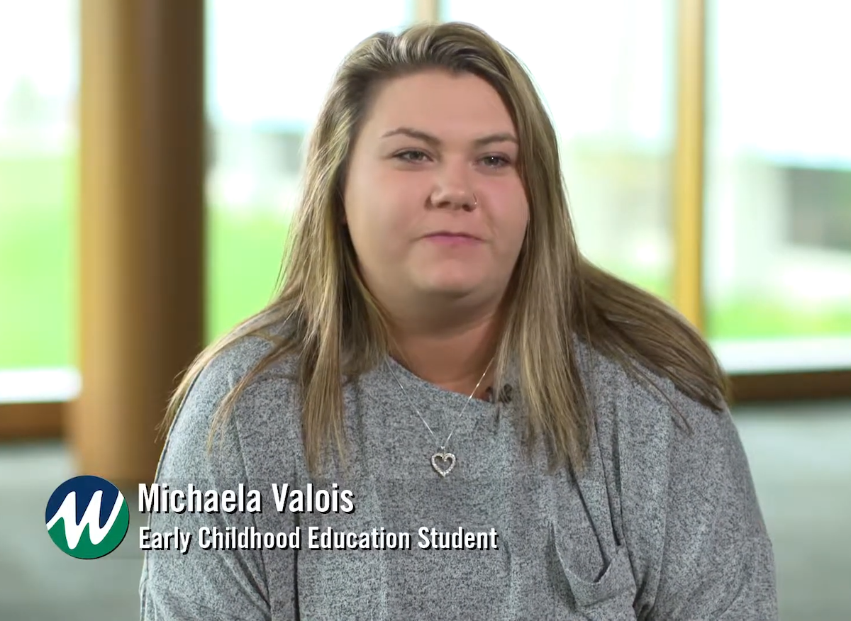 MWCC ECE Early Childhood Program Student, Michaela