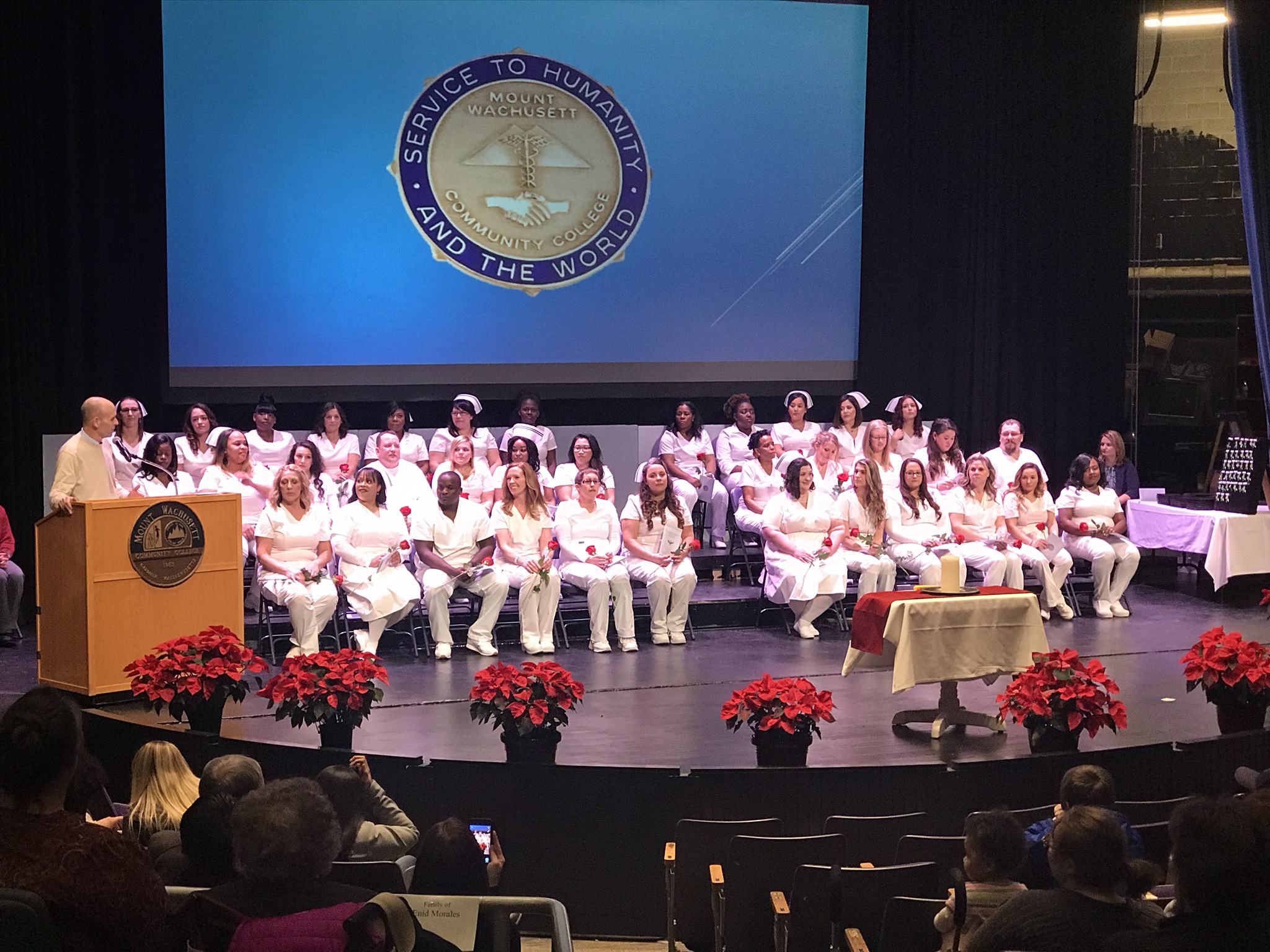 Pinning at MWCC honors the newest members of the Nursing Profession