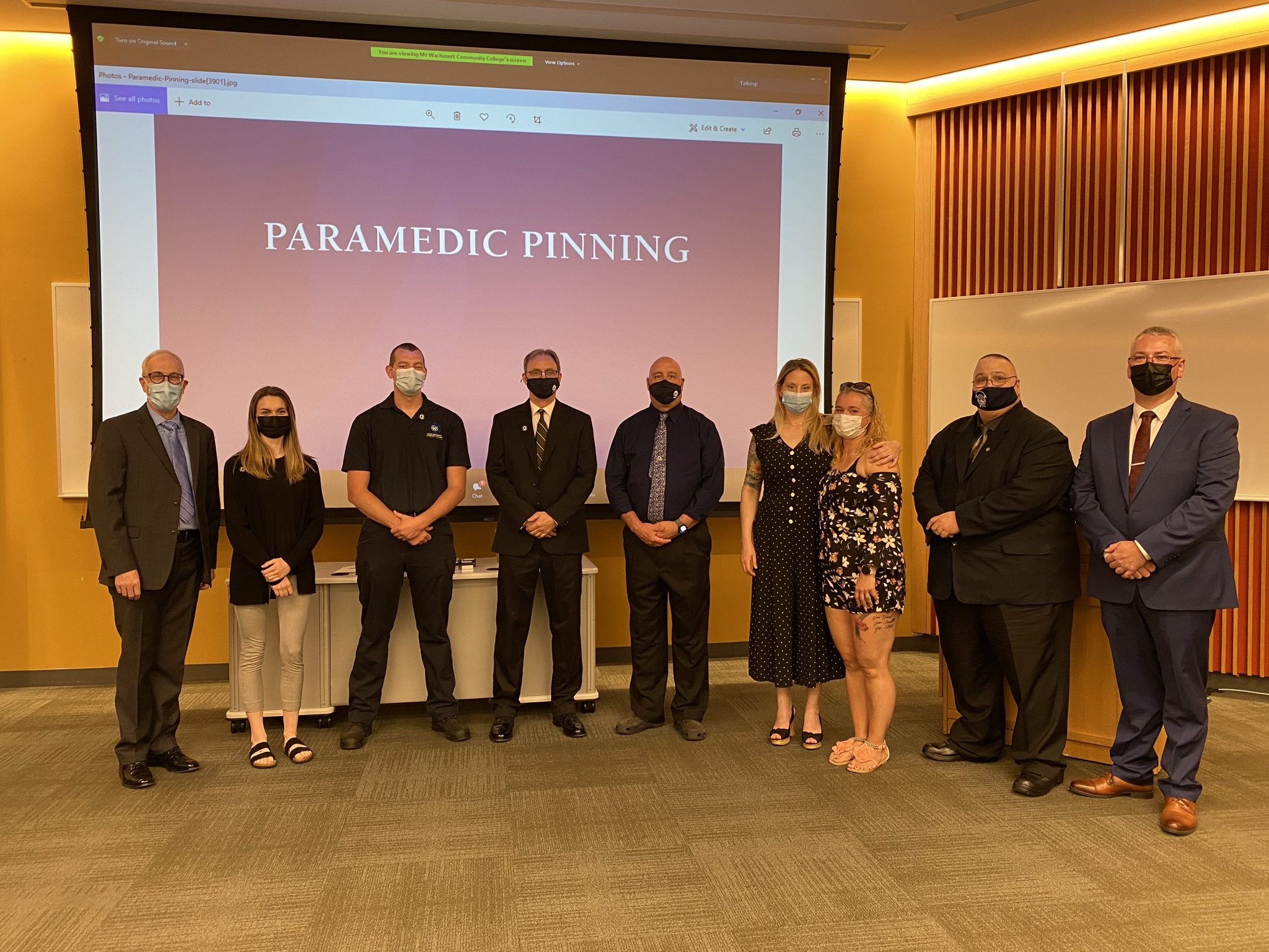 Mount Wachusett Community College Honors Newest Paramedics in Pinning Ceremony