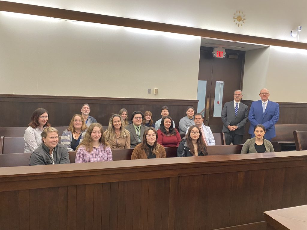 MWCC Students Visit Gardner District Court