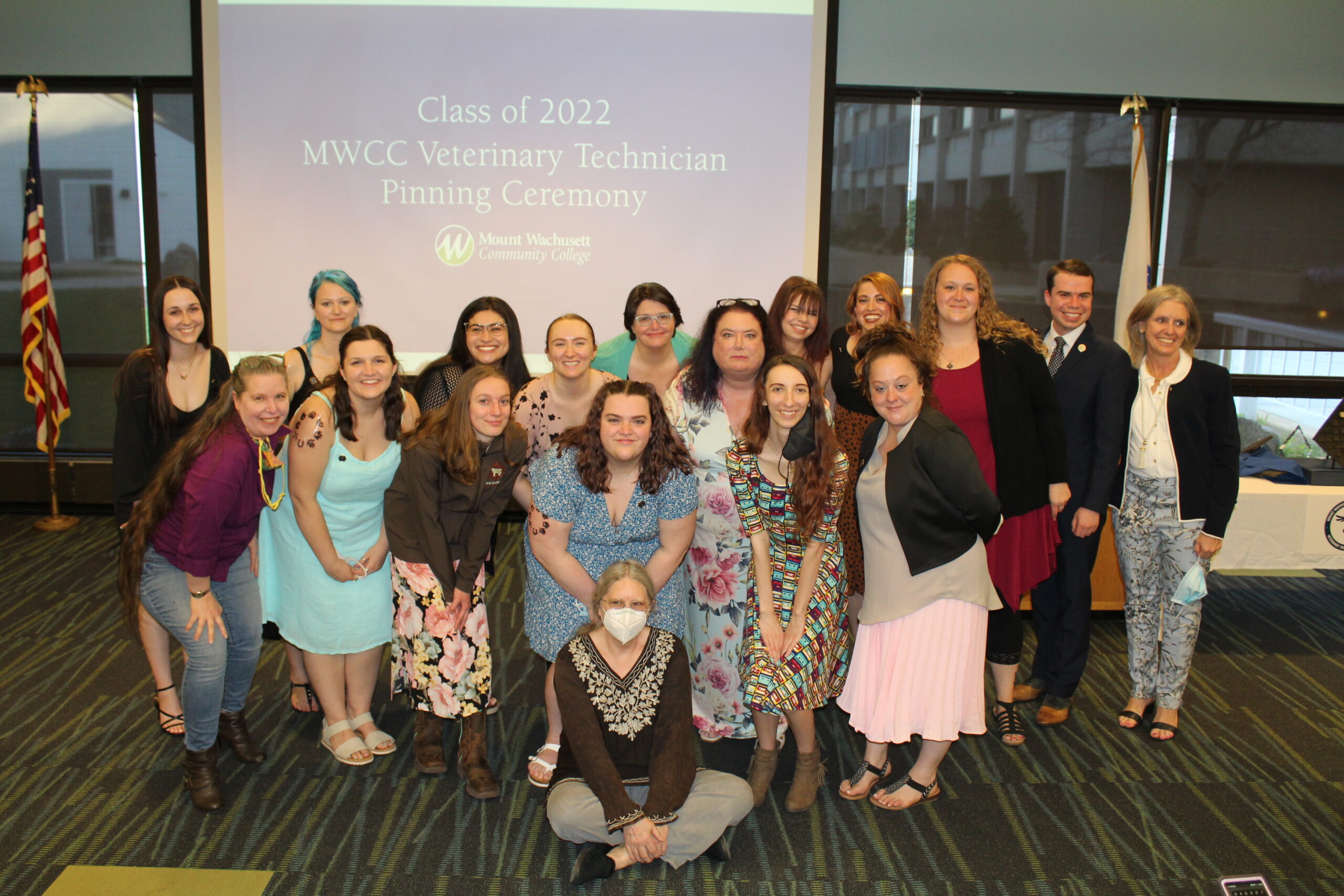 Mount Wachusett Community College Holds Pinning Ceremony for Veterinary Technology Graduates