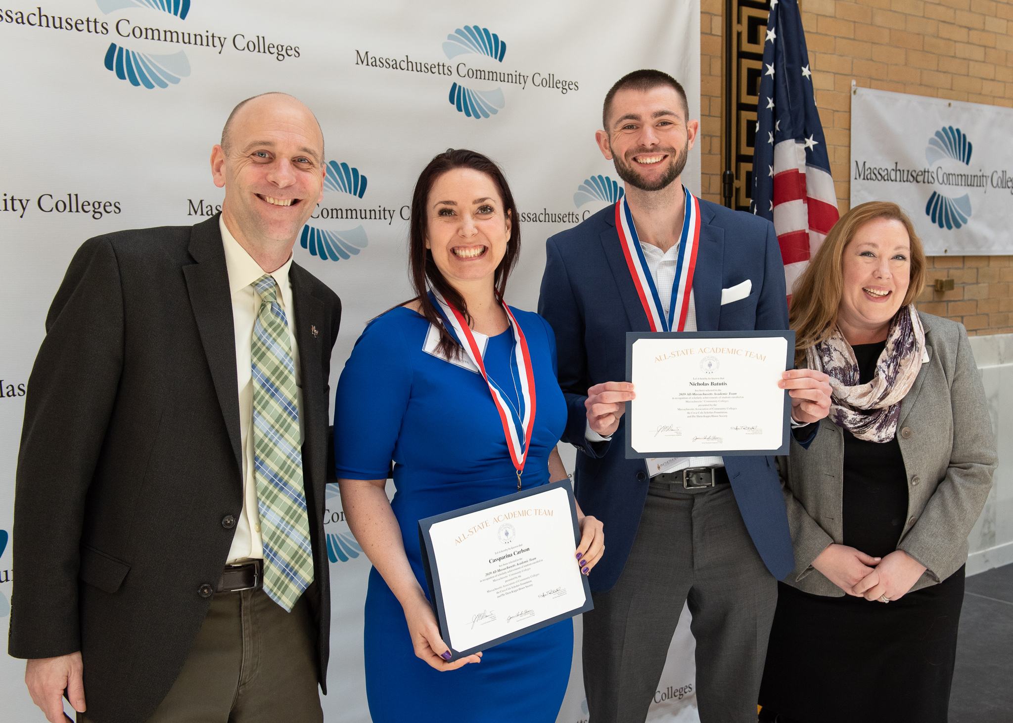 MWCC Students Honored at MA State House; Named to PTK Academic Team