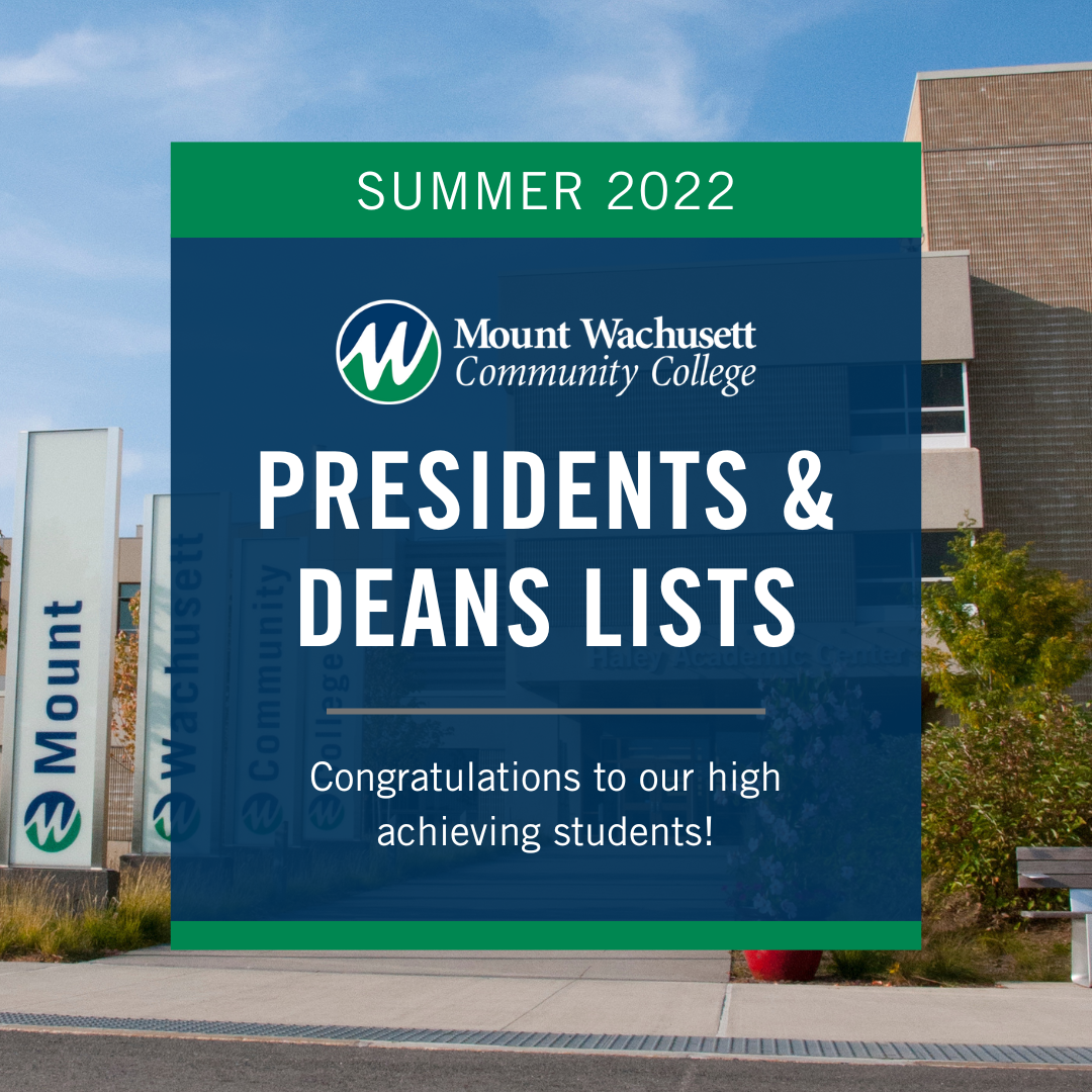 President’s and Dean’s Lists for Summer 2022 Semester