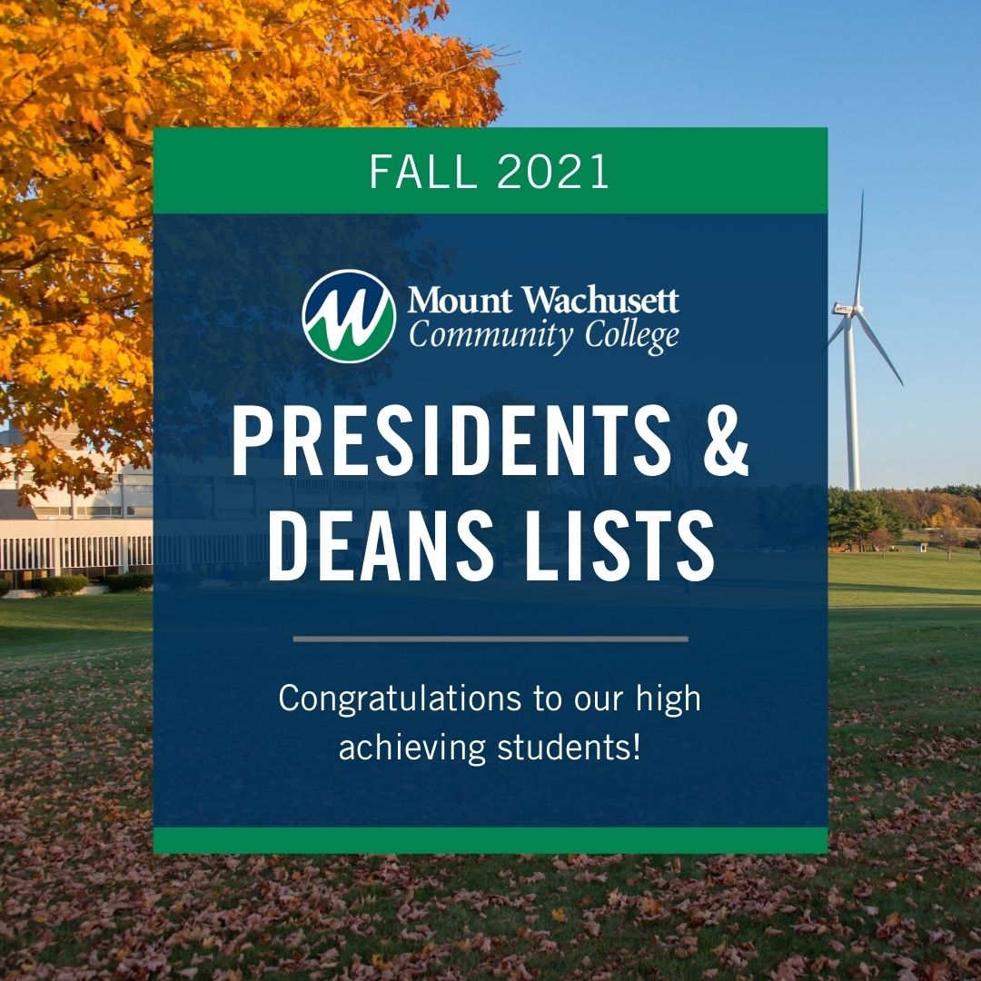 President’s and Dean’s Lists for Fall 2021 Semester