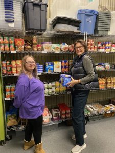 Student Adriana Buzzell and Brewer Center Director Shelley Errington Nicholson