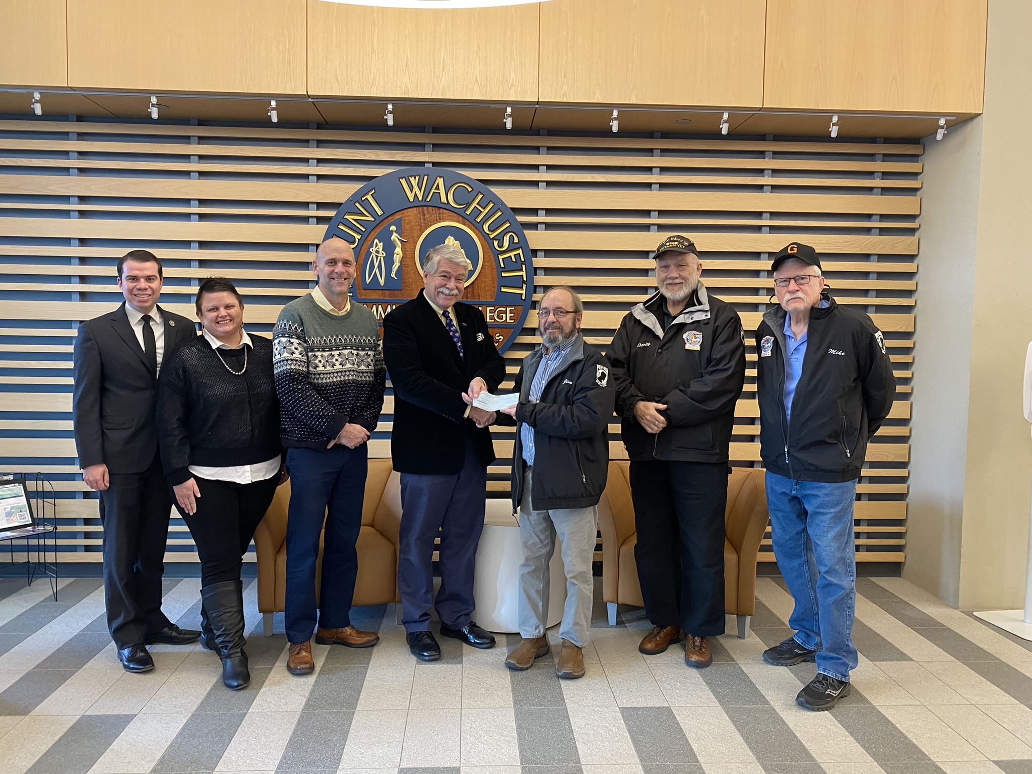 Mount Wachusett Community College Receives Scholarship Donation from Vietnam Veterans of America Massachusetts State Council