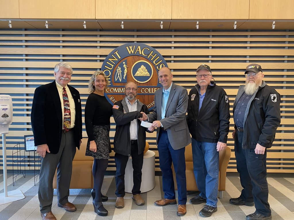 Vietnam Veterans of America Chapter 907 Donation to MWCC Veterans Scholarship