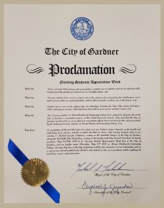 City of Gardner - Nursing Proclamation