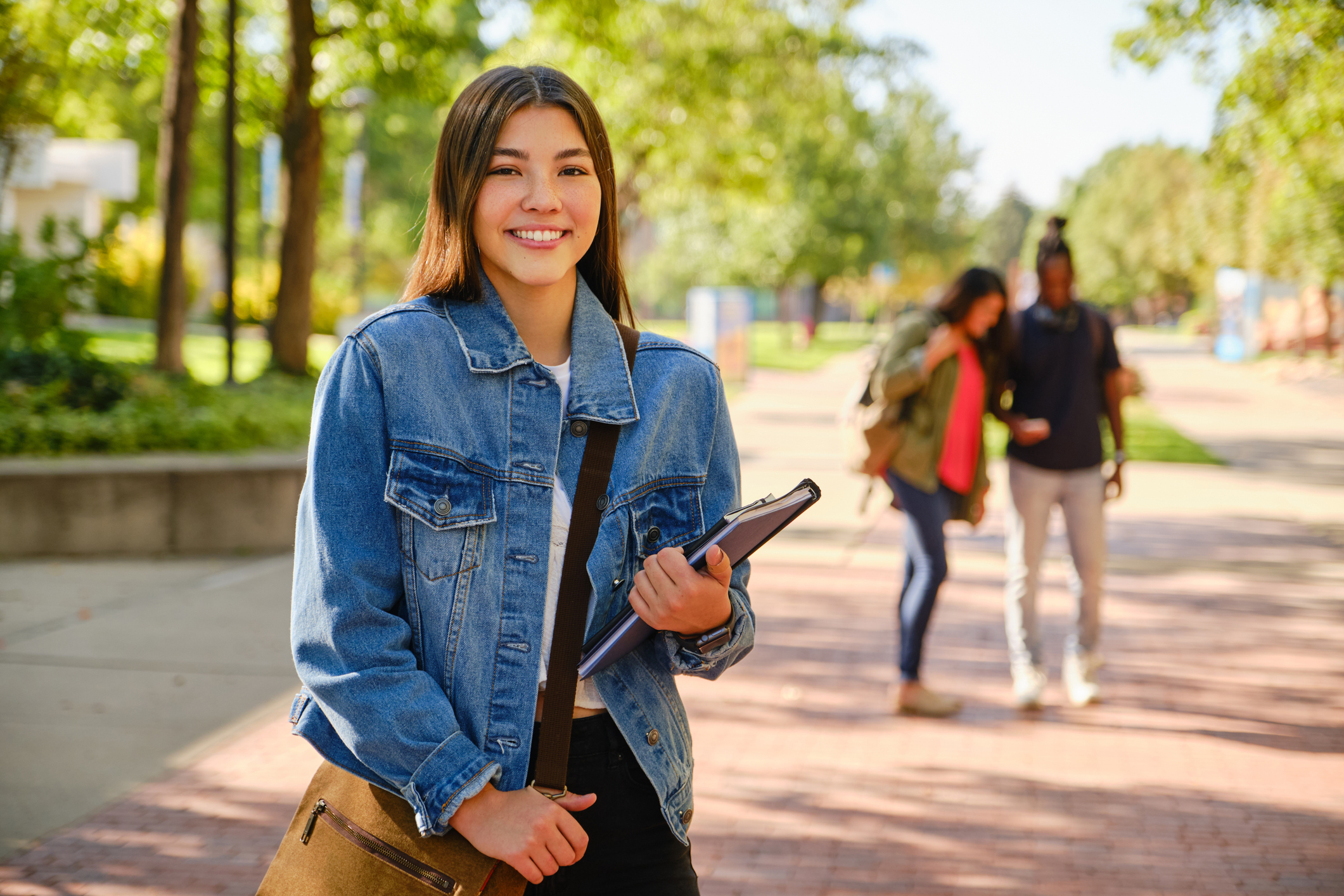 College Student on Campus
