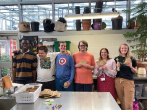 MWCC Link students and staff seed packing day.