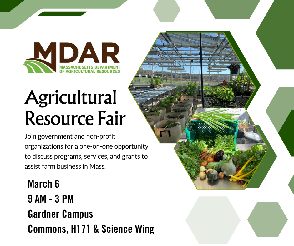 Mount Wachusett Community College to Host Massachusetts Agricultural Resource Fair