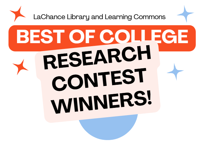 best of college research contest winners graphic