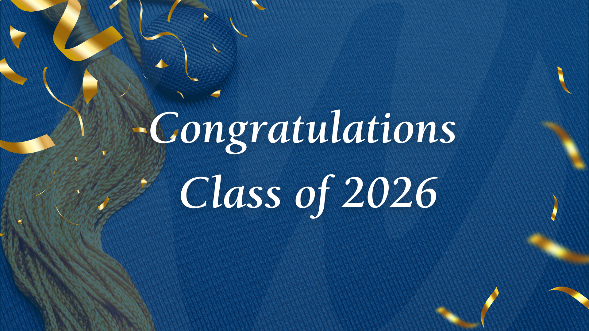 61st Commencement Graphic
