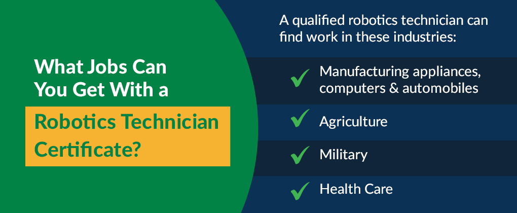 What Jobs Can You Get With a Robotics Technician Certificate?