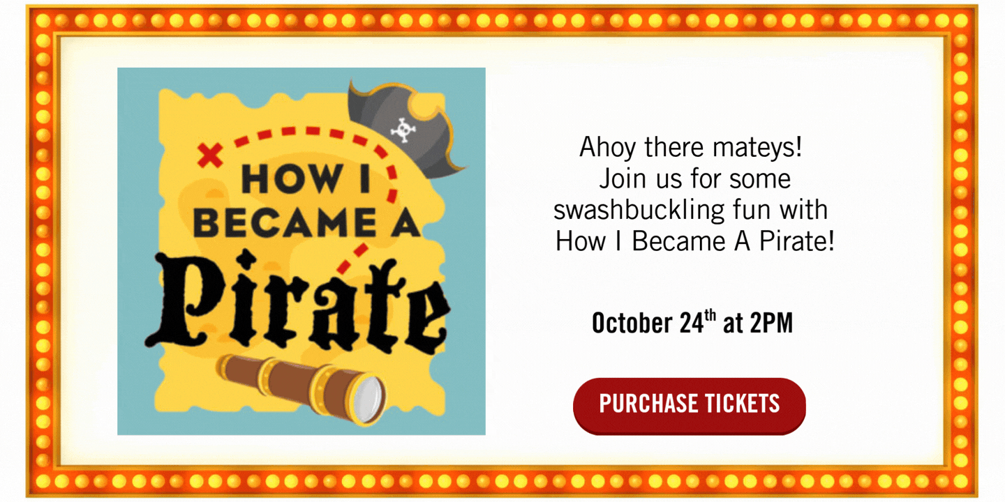 how i became a pirate marquee