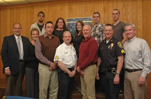 Group of criminal justice students and their mentors