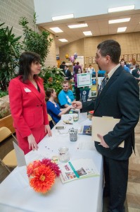 MWCC student Eric Fisk & Amy Robbin of GFA Credit Union