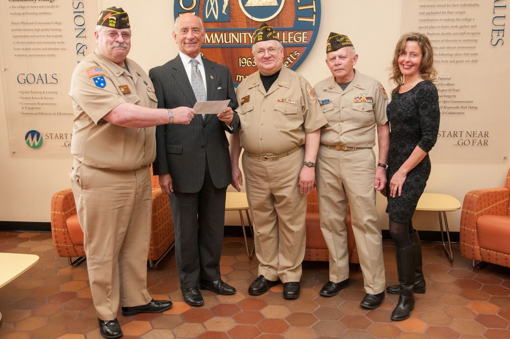 VFW scholarship donation to MWCC Foundation