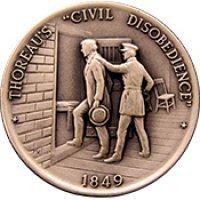 Coin - 1849 Thoreau's "Civil Disobedience"