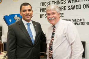 VA Secretary Urena and Bob Mayer